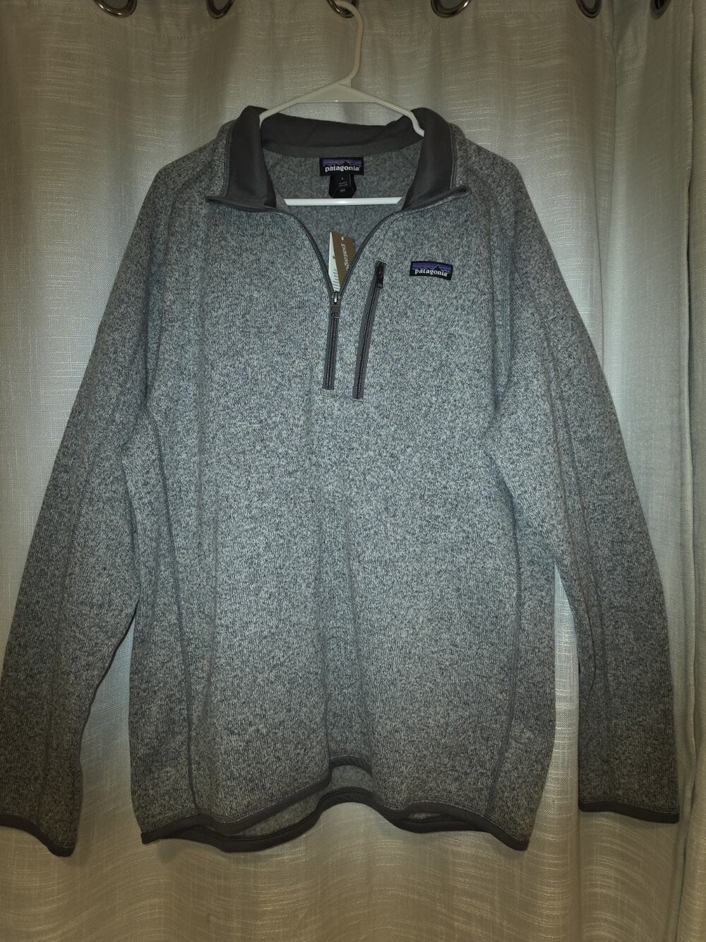 Patagonia Better Sweater 1/4-Zip Fleece Pullover Mens Large NWT see description